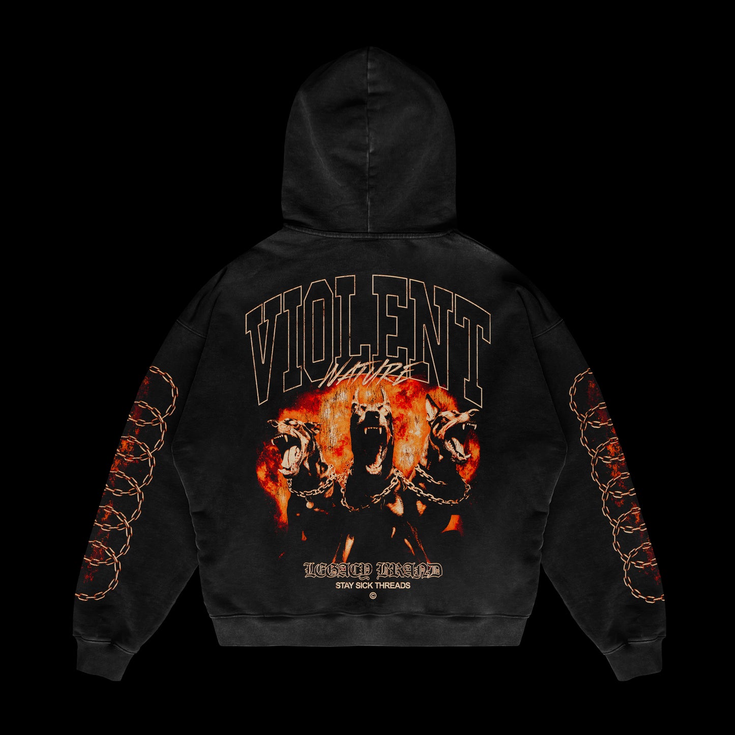 Violent Nature Black Pullover