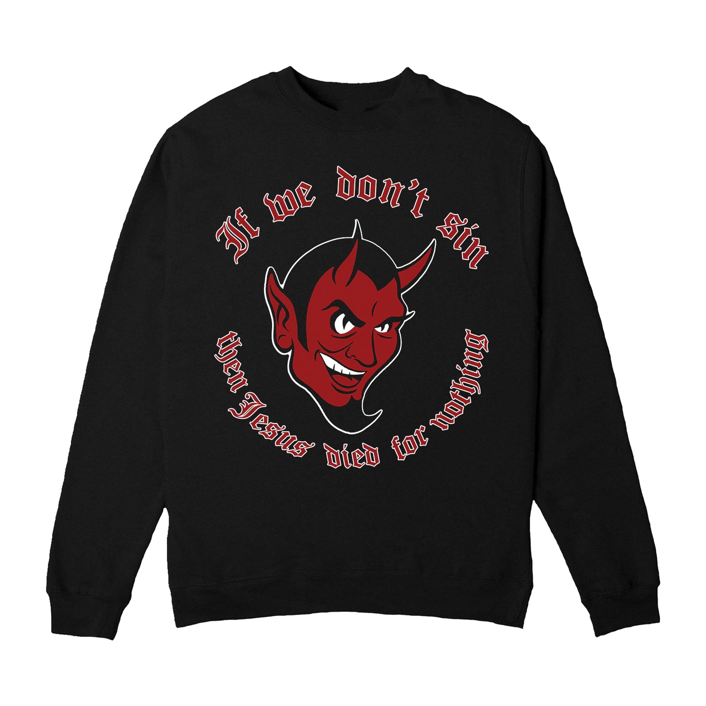 Sin Black Crewneck